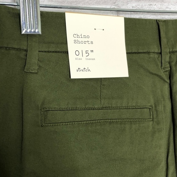 A New Day green chino shorts, NWT, size 0 - Picture 6 of 7